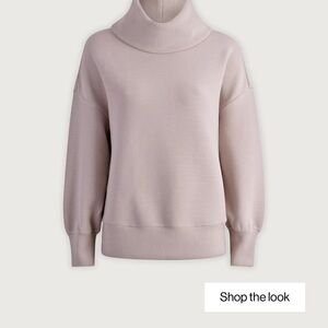 Varley Milton Sweatshirt, sz small, in Mushroom